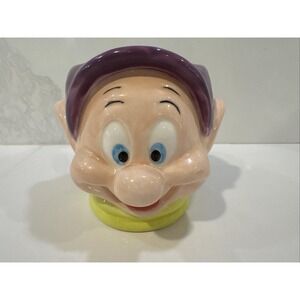 Vintage Disney 3D Mug Applause Ceramic Coffee Cup Snow White Dwarfs - Dopey SW51